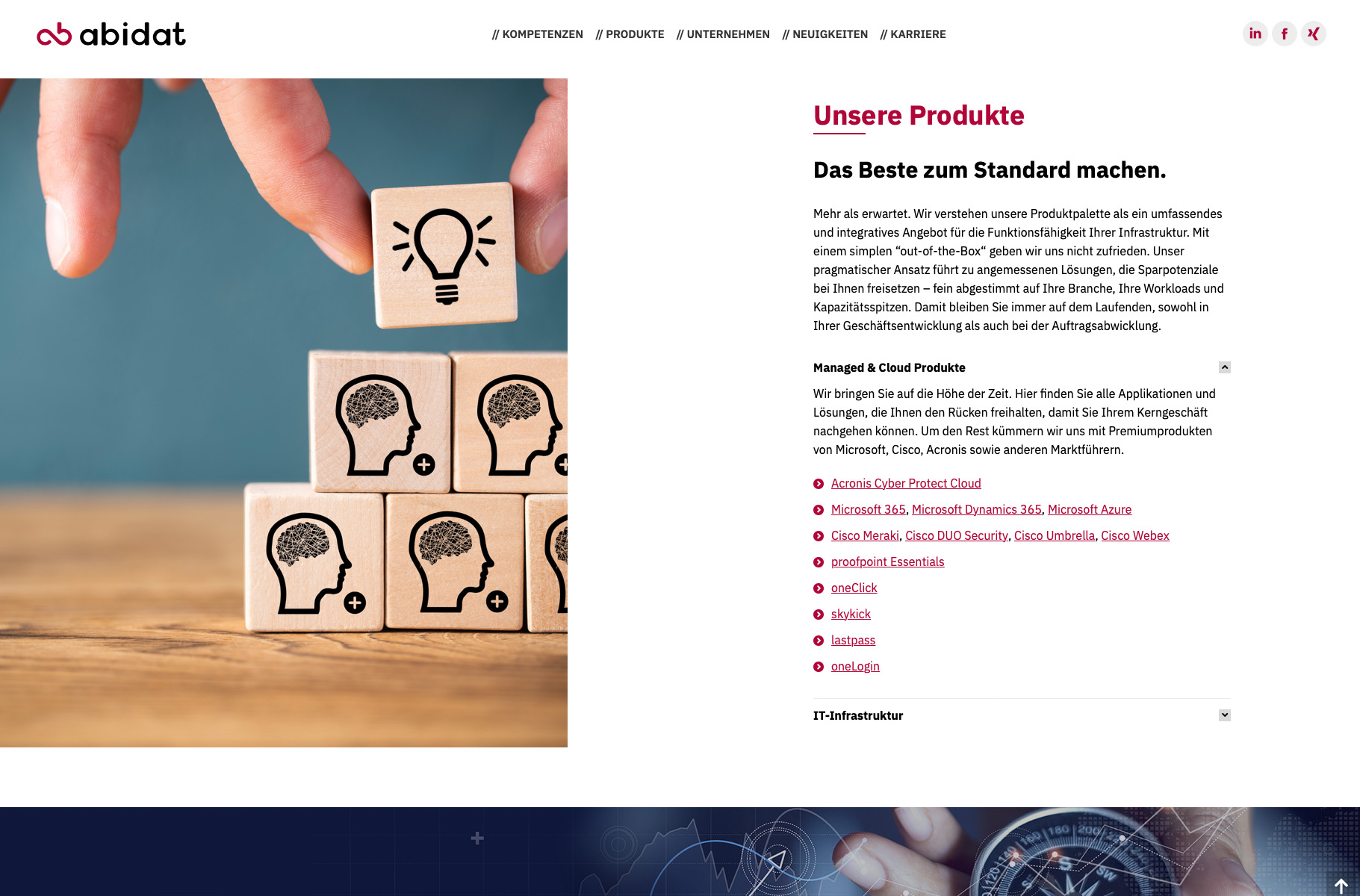 Abidat Website Screenshot